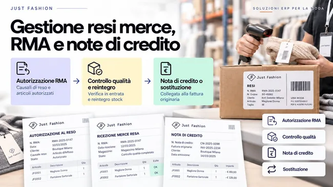 Resi merce e note credito